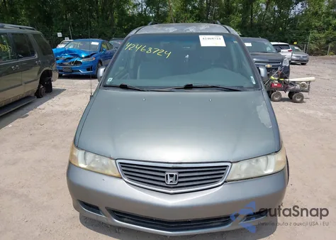 2001 Honda Odyssey Ex из США, поврежденный, VIN 2HKRL18751H598306